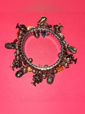 Stretchy Charm bracelet size small in adult.